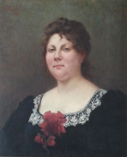 Portrait of a Woman, 1897 s.d.,  by Paul Desire Trouillebert (1829-1900)   ***Portrait for Sale*** ***Contact Gallery to purchase***   AuctionFr,  Paris, France   Price: 700 € 